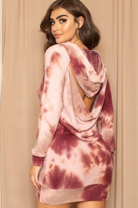 Back-2-Back Hoodie Dress - 40Fly Fashion