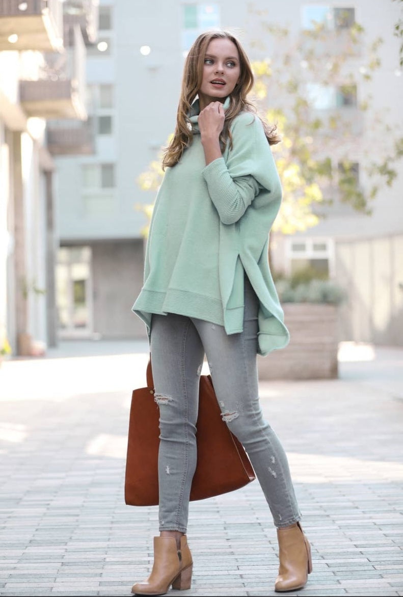 The Noel Poncho Sweater