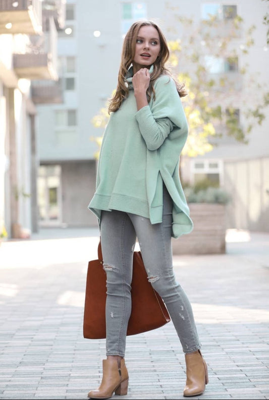 The Noel Poncho Sweater