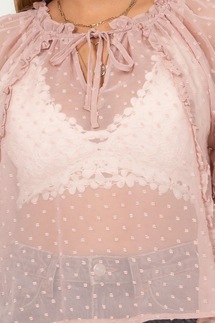 The Rose Dot Top - 40Fly Fashion
