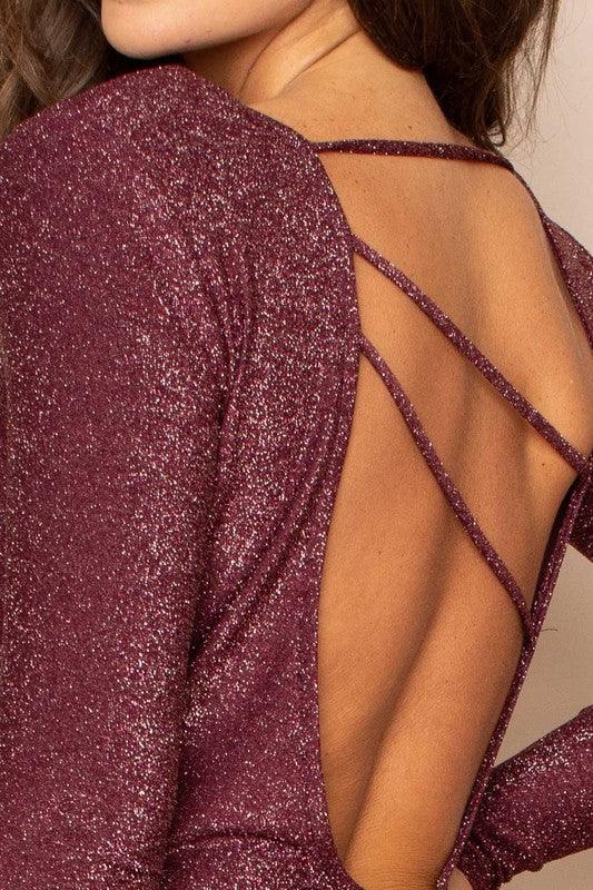 Open Back Maxi Dress - 40Fly Fashion