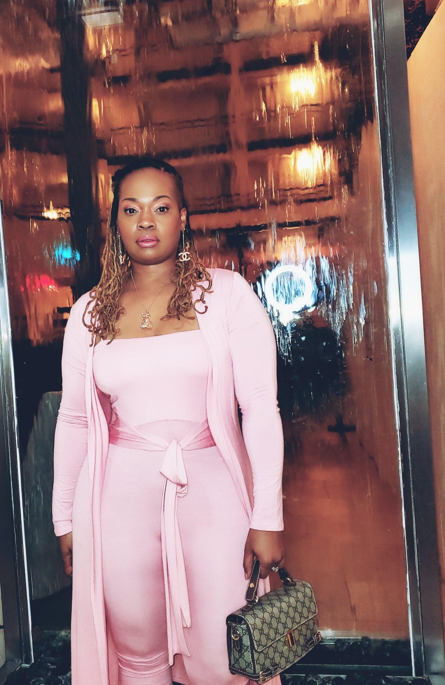 Pretty-in-Pink Jumpsuit - 40Fly Fashion