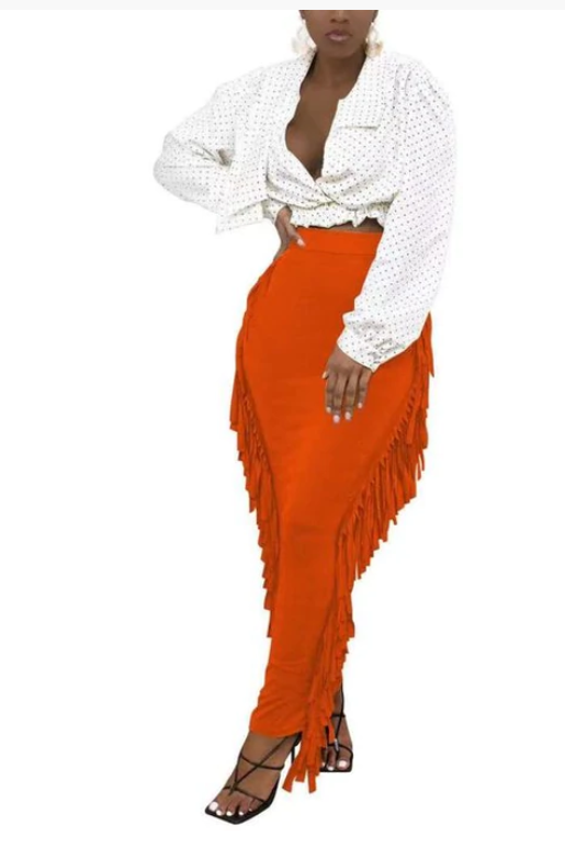 Small Town Tassel Skirt